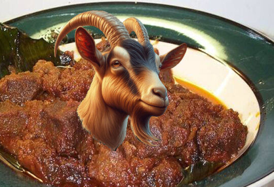 Rendang kambing