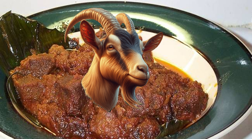 Rendang kambing